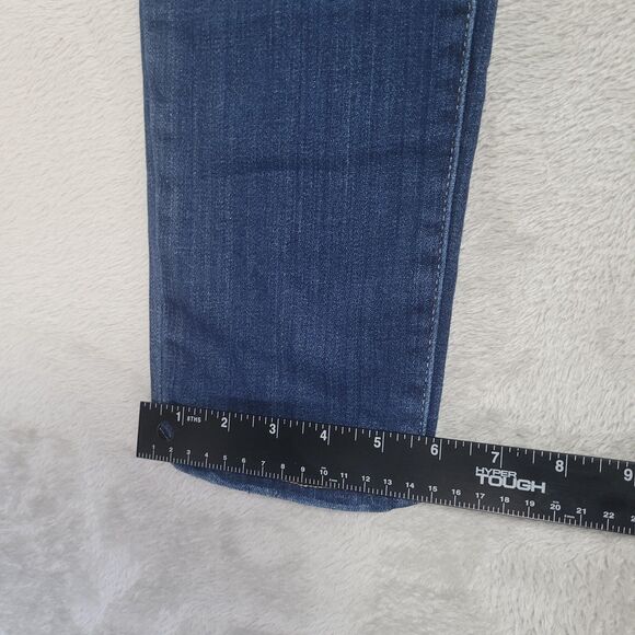 Levi's 311 Shaping Skinny Jeans Womens 31x30 Blue Med Wash Distressed Stretch - Picture 4 of 16